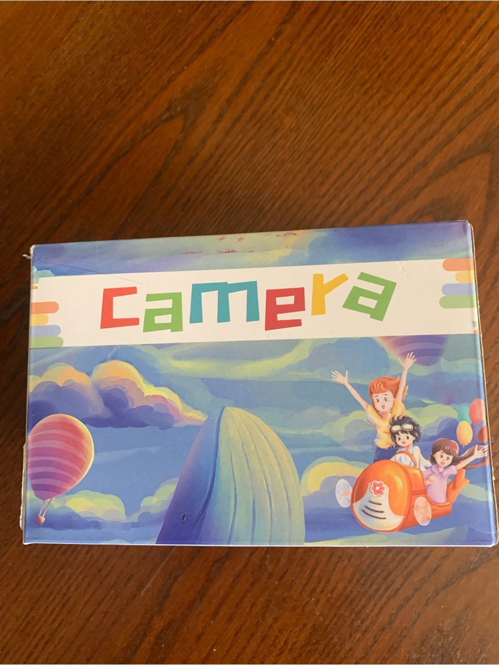 Kids' Camera Toy - Colorful Blue Sky Design